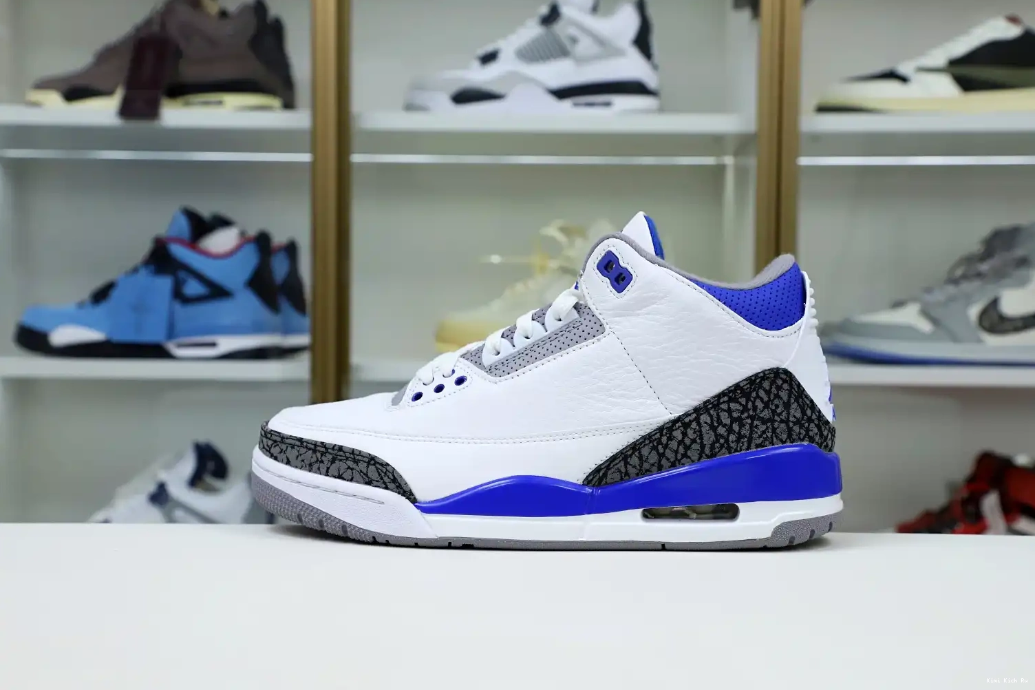 'RACER Kimikick AIR RETRO 3 BLUE' JORDAN 0408